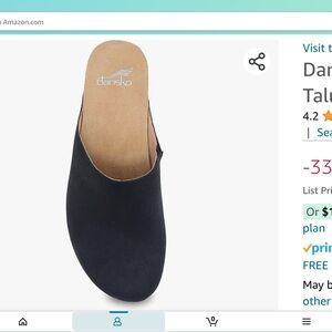 Dansko Talulah NEW Never Worn Size 7 1/2 - 8